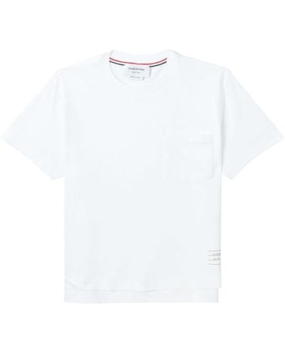 Thom Browne T-shirt RWB - Bianco