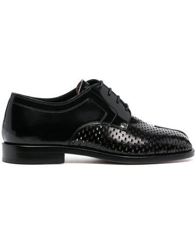 Maison Margiela Tabi-toe Lace-up Shoes - Black