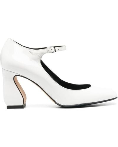 Sergio Rossi Pumps Rossi 80mm - Bianco