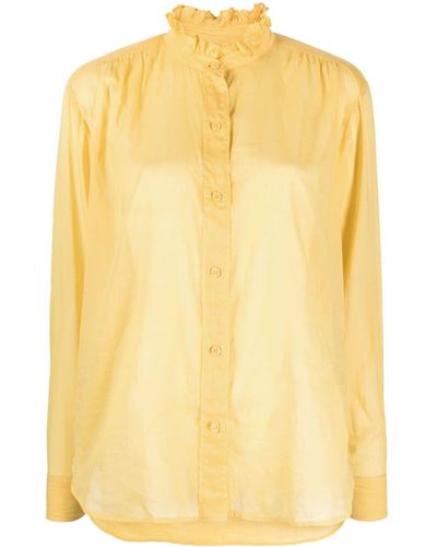 Isabel Marant Hemd aus Bio-Baumwolle - Gelb