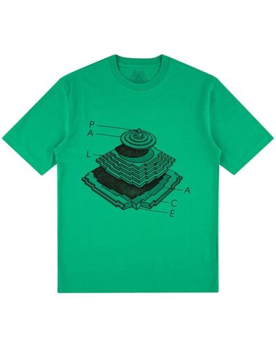 Palace Pyramidal Graphic-print T-shirt - Green