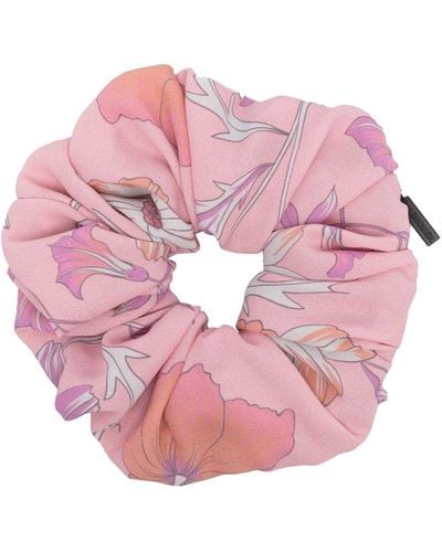 Balenciaga Chouchou en coton à fleurs - Rose