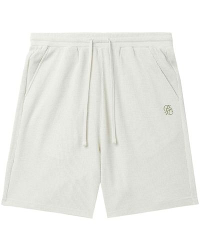 FIVE CM Logo-embroidered Track Shorts - White
