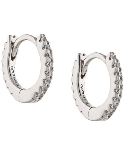 Apm Monaco Croisette Hoop Earrings - Metallic