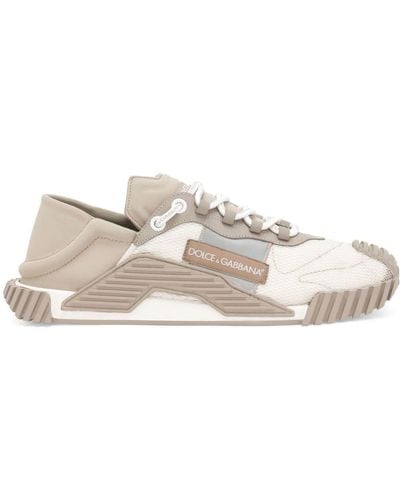 Dolce & Gabbana Ns1 Panelled Trainers - White
