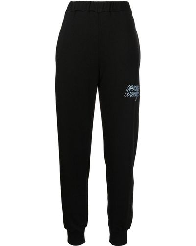 Opening Ceremony Logo-embroidered Track Trousers - Black