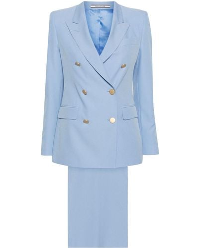 Tagliatore Costume à veste à boutonnière croisée - Bleu