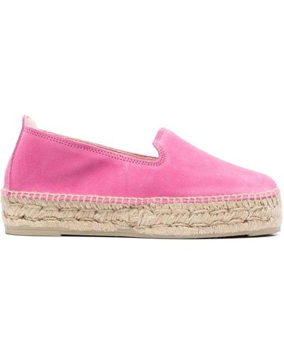 Manebí Espadrilles mit dicker Sohle - Pink