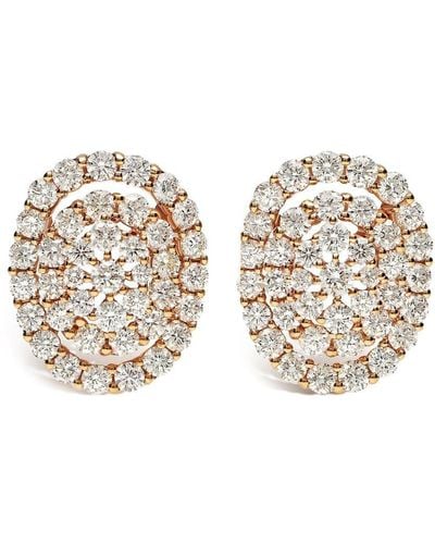 Leo Pizzo 18kt Rose Gold Diamond Must Have Earrings - Natural