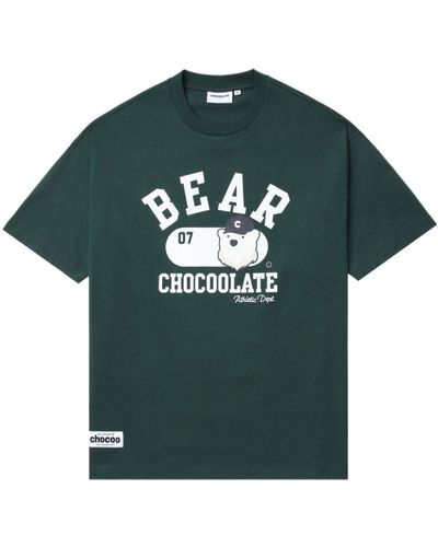 Chocoolate Chocoo Bear T-Shirt - Grün