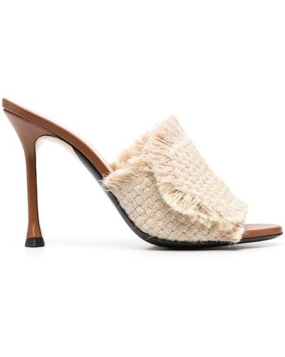 N°21 Jute-strap Mules - Natural