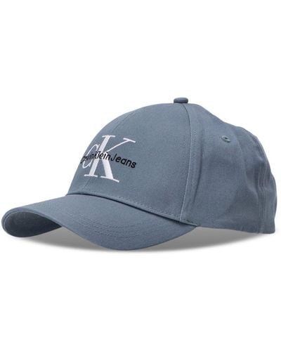 Calvin Klein Logo-embroidered Baseball Cap - Blue