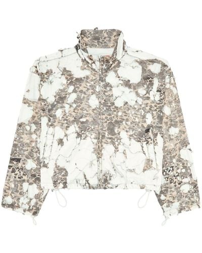 DIESEL Giacca G-Bruma con stampa camouflage - Bianco