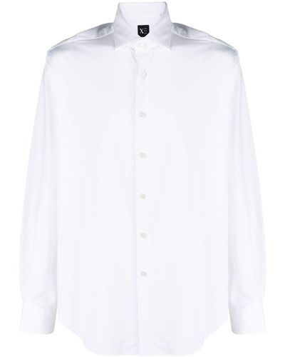Xacus Button-down Long-sleeve Shirt - White