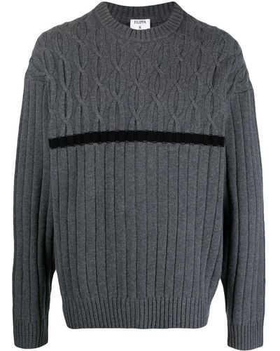 Filippa K Chunky-knit Woo Sweater - Grey