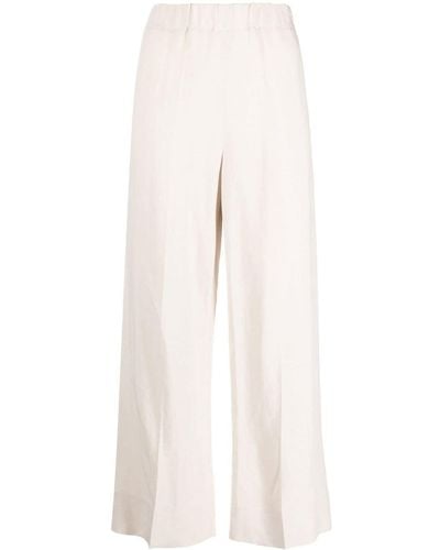 Blanca Vita Pantalon ample à coupe courte - Neutre