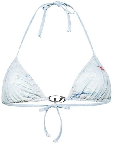 DIESEL Bfb-sees-t Bikini Top - White