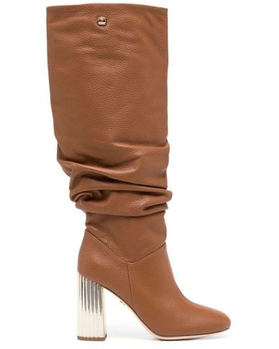 Dee Ocleppo Bethany 95mm Knee-high Leather Boots - Brown