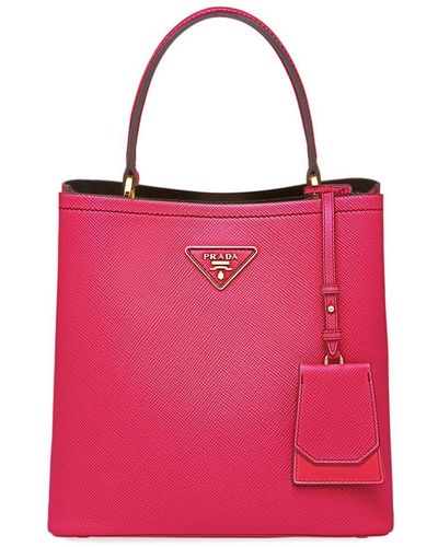 Prada パニエ ハンドバッグ M - ピンク