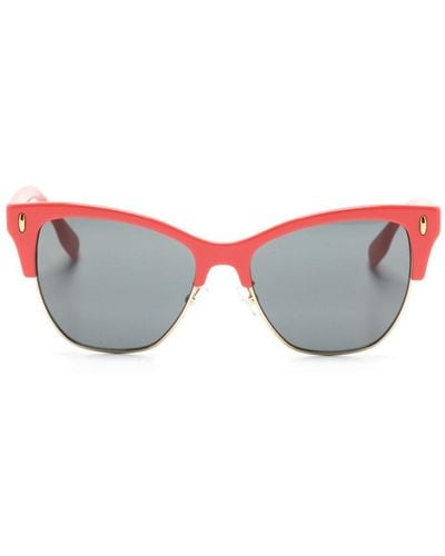 Tory Burch Miller Clubmaster Pilot-frame Sunglasses - Pink