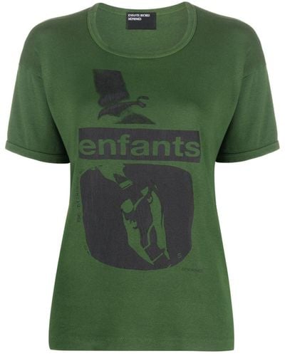Enfants Riches Deprimes Camiseta Memorized/Destroyed - Verde