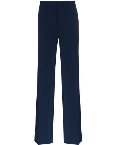 Balenciaga Pantaloni sartoriali taglio straight - Blu