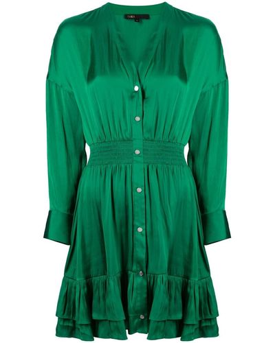 Maje Mini-jurk Met Lange Mouwen - Groen