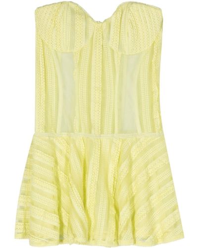 Charo Ruiz Bakary Mini Dress - Yellow