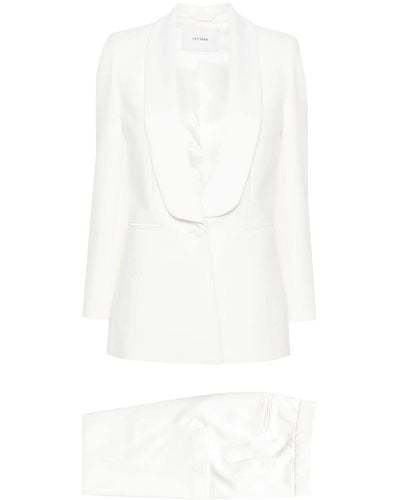 IVY & OAK Costume à simple boutonnage - Blanc