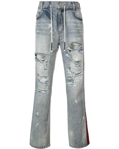 Mostly Heard Rarely Seen 'Dante Hybrid' Jeans - Blau