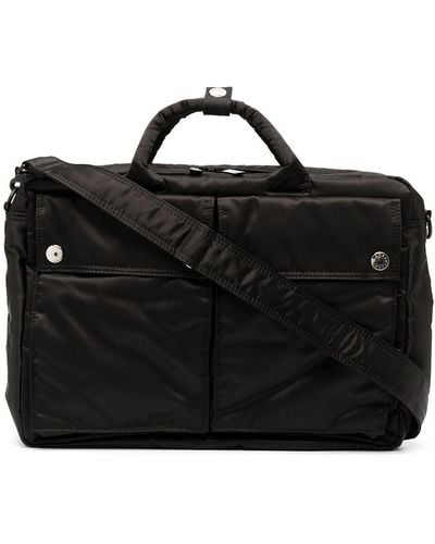 Porter-Yoshida and Co Two-way Briefcase - Black