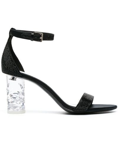 Kate Spade 90mm Transparent Block-heel Sandals - Black