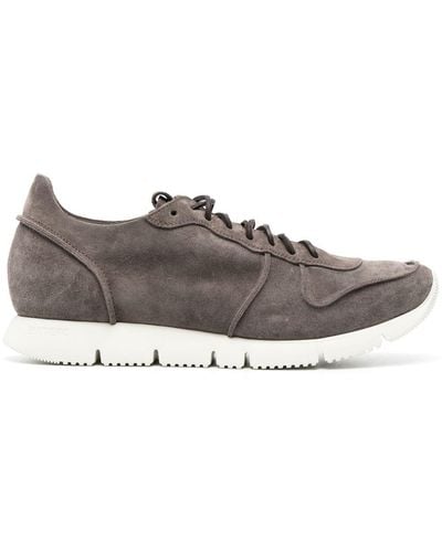 Buttero Carrera Low-top Leather Trainers - Brown