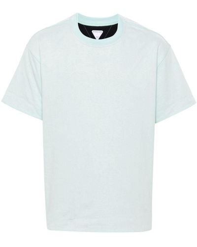 Bottega Veneta Gelaagd Katoenen T-shirt - Wit