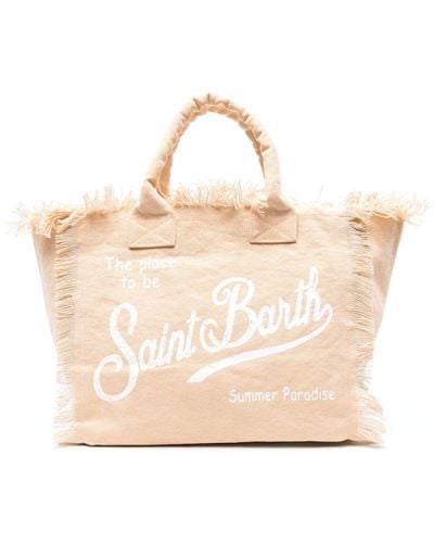 Mc2 Saint Barth Vanity cotton beach bag - Natur