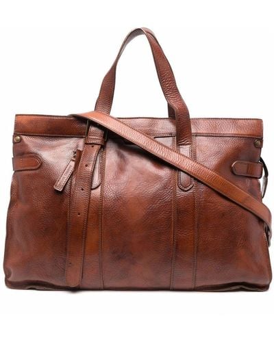 Officine Creative Rare 22 Leather Tote Bag - Brown