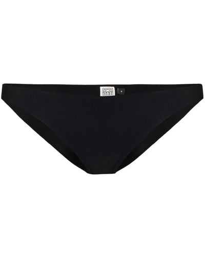 Totême Bragas de bikini Mini de talle bajo - Negro