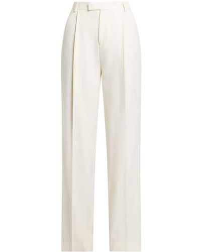 BITE STUDIOS Pantalones rectos de talle alto - Blanco