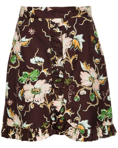 ALÉMAIS Manda Bay Mini Skirt - Brown