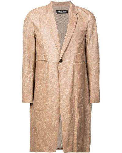 Undercover Single Breasted Coat - Natural