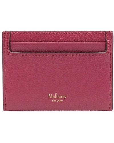 Mulberry Continental Leather Cardholder - Purple