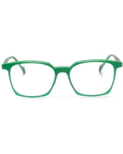 Etnia Barcelona Borja スクエア眼鏡フレーム - グリーン