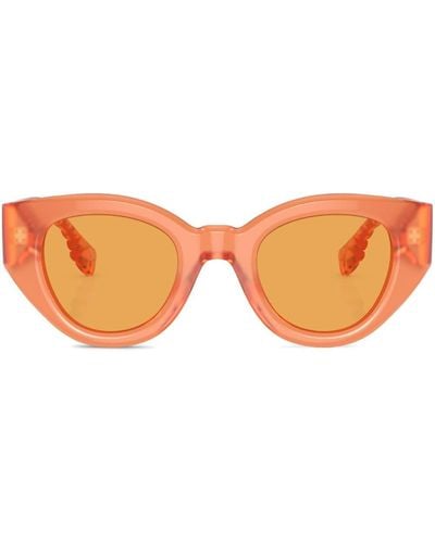 Burberry Meadow Tinted-lenses Sunglasses - Orange