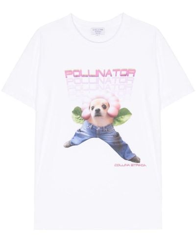 Collina Strada Pollinator Graphic-print T-shirt - White