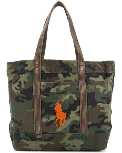Polo Ralph Lauren Camouflage Tote Bag - Green