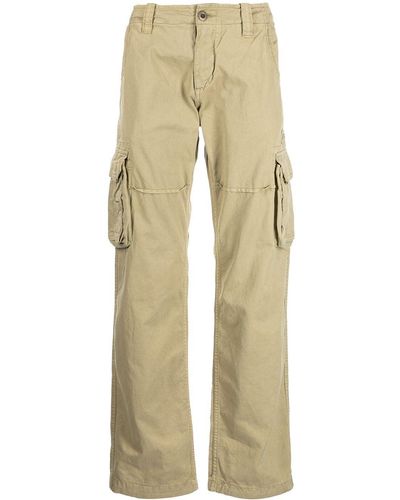 Alpha Industries Straight-leg Cargo Trousers - Brown