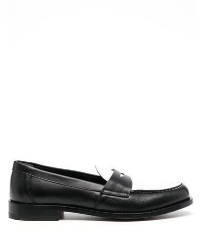 SCAROSSO Two-tone Loafers - Black
