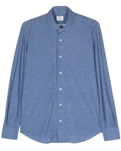 Mazzarelli Long-sleeve Shirt - Blue