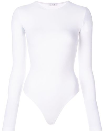 Alix Leroy Bodysuit Top - White