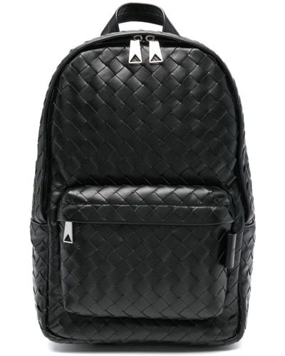 Bottega Veneta Small Intrecciato Backpack - Black